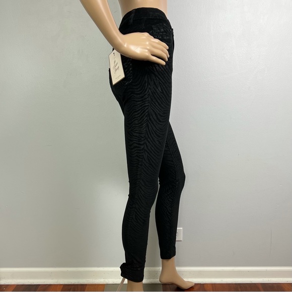 NEW TED BAKER BLACK ZEBRA SKINNY JEANS - Picture 4 of 6